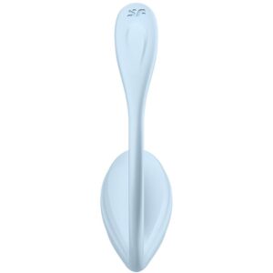 Satisfyer Smooth Petal — Wearable Vibrator, App-Controlled, Blue — App-Controlled Sex Toys — view 2