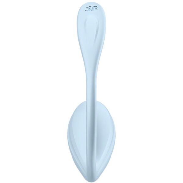 Satisfyer Smooth Petal — Wearable Vibrator, App-Controlled, Blue — App-Controlled Sex Toys — view 2