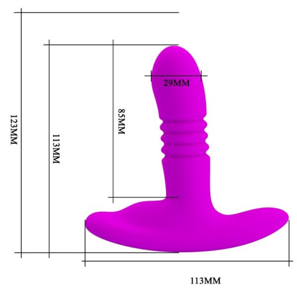 Pretty Love Heather — Vibrating Butt Plug, Remote Control — Anal — view 9