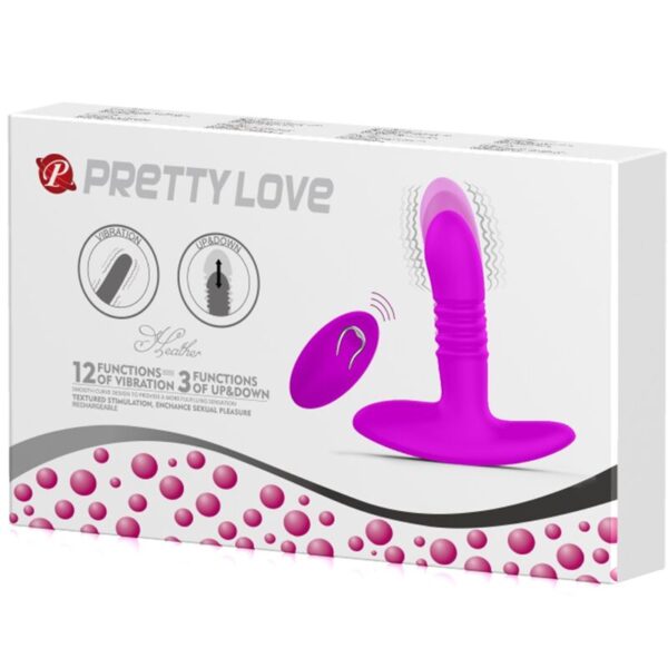 Pretty Love Heather — Vibrating Butt Plug, Remote Control — Anal — view 3