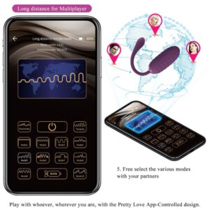 Pretty Love Casper — Vibrating Egg, App-Controlled, Purple — App-Controlled Sex Toys — view 4