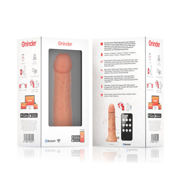 Oninder Bogotá Large — Realistic Vibrator, App-Controlled — App-Controlled Sex Toys — view 5
