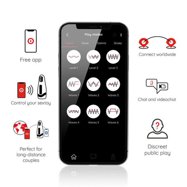 Oninder Seoul — Vibrating Masturbator, App-Controlled — App-Controlled Sex Toys — view 3