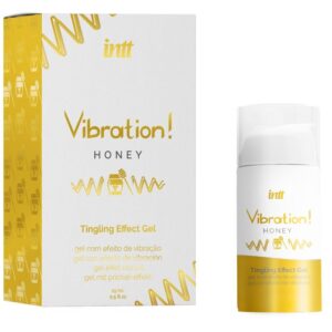 INTT Vibration — Tingling Gel, 15 ml, Honey — Arousal Gels for Women — view 2