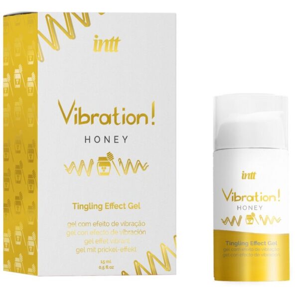 INTT Vibration — Tingling Gel, 15 ml, Honey — Arousal Gels for Women — view 2