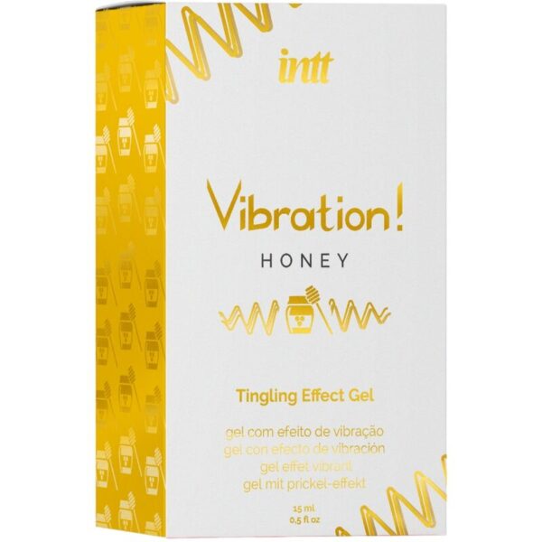 INTT Vibration — Tingling Gel, 15 ml, Honey — Arousal Gels for Women — view 3