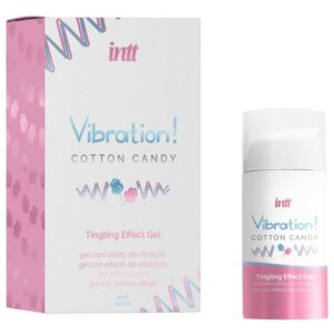 INTT Vibration — Tingling Gel, 15 ml, Cotton Candy — Arousal Gels for Women — view 2