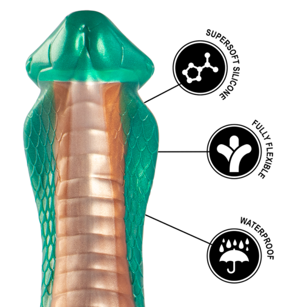 Epic Python — Fantasy Dildo, 20.5 cm, Green — Dildos — view 8