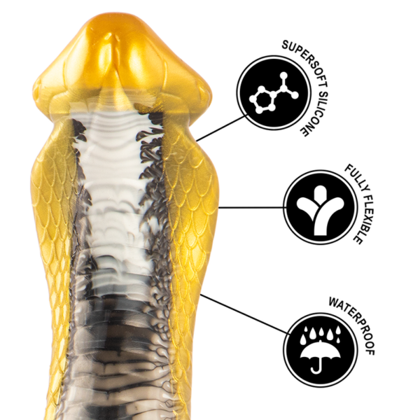 Epic Drakon — Fantasy Dildo, 20.5 cm, Yellow — Dildos — view 8