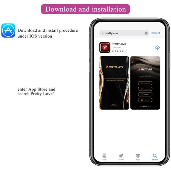 Pretty Love Ethan — Vibrator, App-Controlled, Lilac — App-Controlled Sex Toys — view 8