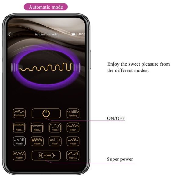 Pretty Love Ethan — Vibrator, App-Controlled, Lilac — App-Controlled Sex Toys — view 15