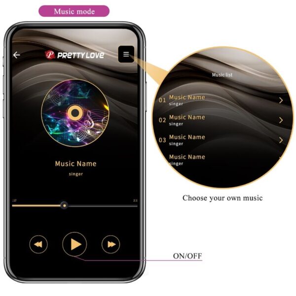 Pretty Love Ethan — Vibrator, App-Controlled, Lilac — App-Controlled Sex Toys — view 16