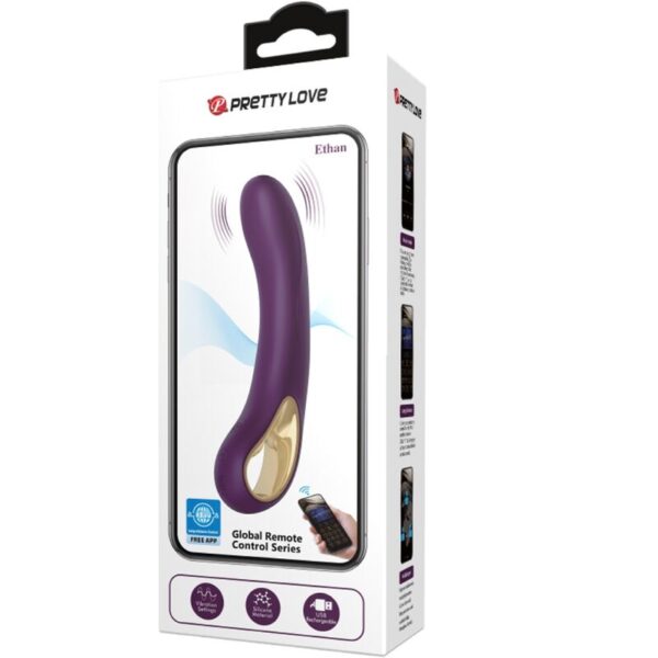 Pretty Love Ethan — Vibrator, App-Controlled, Lilac — App-Controlled Sex Toys — view 17