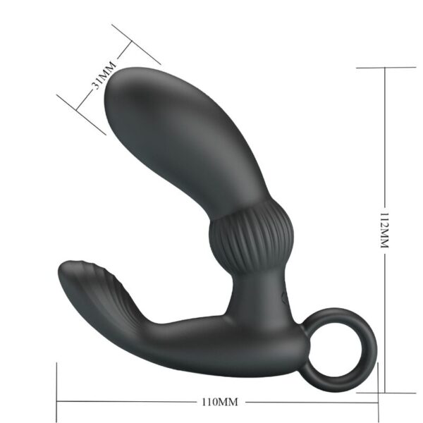 Pretty Love Cayla — Prostate Vibrator, Remote Control, Black — Anal — view 5