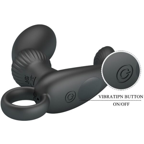 Pretty Love Cayla — Prostate Vibrator, Remote Control, Black — Anal — view 6
