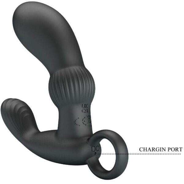 Pretty Love Cayla — Prostate Vibrator, Remote Control, Black — Anal — view 7