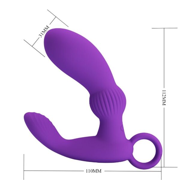 Pretty Love Cayla — Prostate Vibrator, Remote Control, Lilac — Anal — view 5