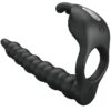 Pretty Love Blackney — Vibrating Cock Ring, Butt Plug, Black — Cock Rings