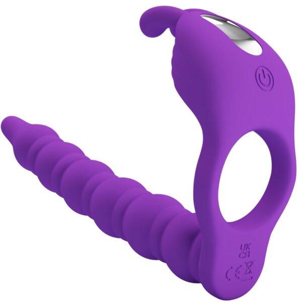 Pretty Love Blackney — Vibrating Cock Ring, Butt Plug, Lilac — Cock Rings
