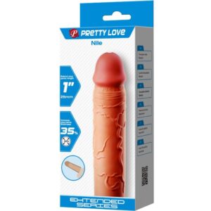 Pretty Love Nile — Penis Extension Sleeve, Flesh — Penis Accessories — view 3