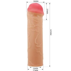 Pretty Love Nile — Penis Extension Sleeve, Flesh — Penis Accessories — view 2