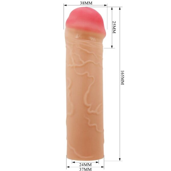 Pretty Love Nile — Penis Extension Sleeve, Flesh — Penis Accessories — view 2
