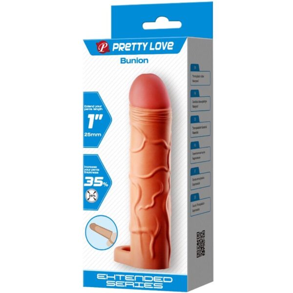 Pretty Love Bunion — Penis Extension Sleeve, Natural — Penis Accessories — view 6