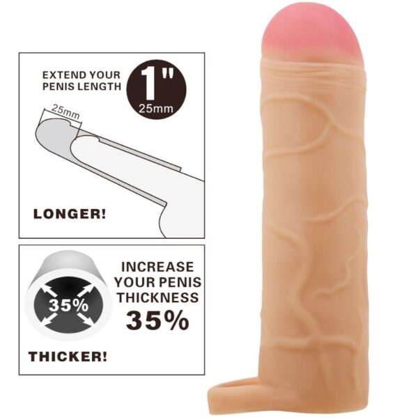 Pretty Love Bunion — Penis Extension Sleeve, Natural — Penis Accessories — view 5