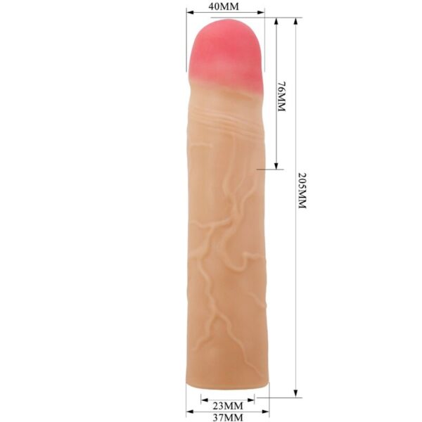 Pretty Love Kylian — Penis Extension Sleeve, Flesh — Penis Accessories — view 4