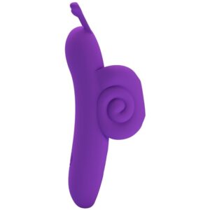 Pretty Love Snail — Finger Vibrator, Rechargeable, Purple — Clitoral Stimulators