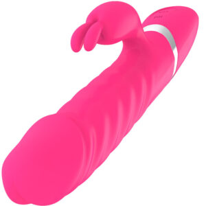 Armony Nasty — Thrusting Vibrator, Heated, Fuchsia — Rabbit Vibrators — view 2