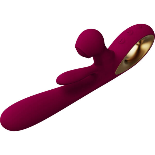 Armony Impact Swing Model 1 — Rabbit Vibrator, Burgundy — Clitoral Stimulators — view 4