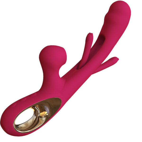 Armony Impact Swing Model 2 — Rabbit Vibrator, Burgundy — Clitoral Stimulators