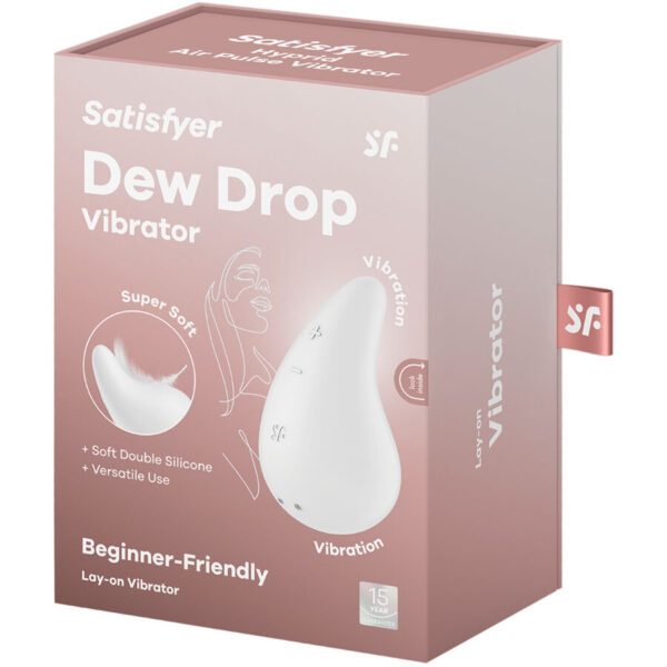 Satisfyer Dew Drop — Lay-On Vibrator, Waterproof — Clitoral Stimulators — view 5