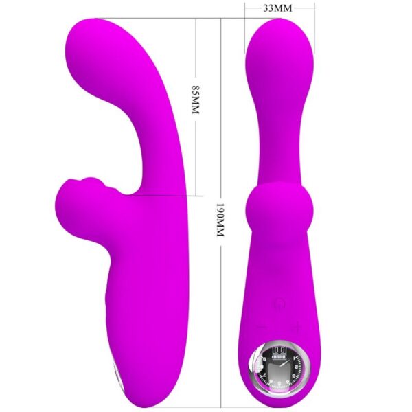 Pretty Love Skylar — Rabbit Vibrator, Rechargeable, Purple — Clitoral Stimulators