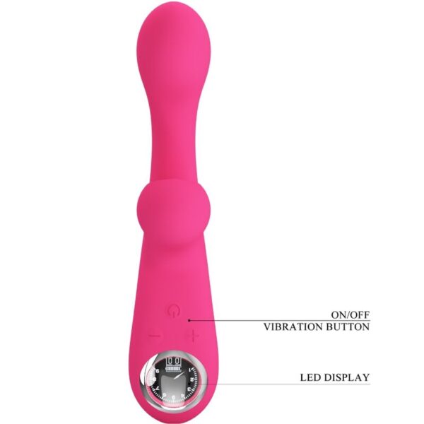 Pretty Love Skylar — Rabbit Vibrator, Rechargeable, Pink — Clitoral Stimulators — view 8