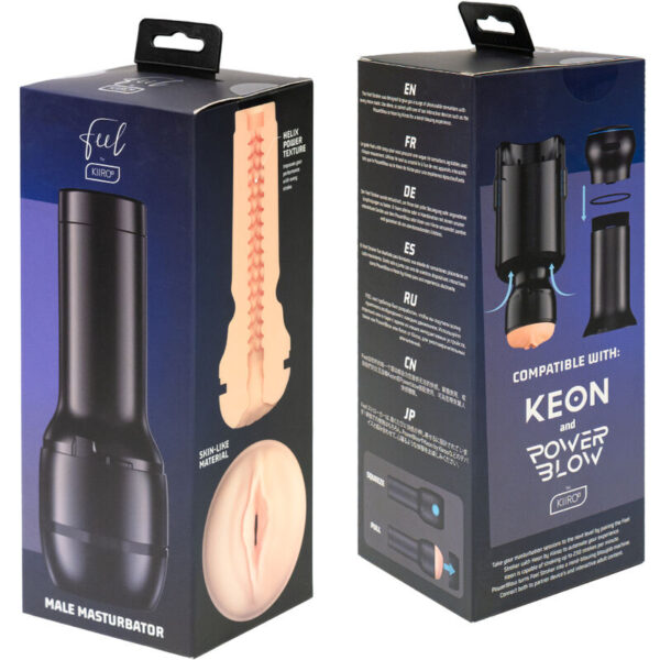 Kiiroo Feel Generic — Male Masturbator, Pale — Manual Strokers
