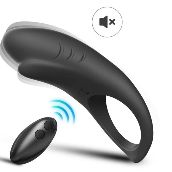 Armony Shark — Vibrating Cock Ring, Remote Control — Cock Rings — view 6