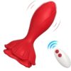 Armony — Vibrating Butt Plug, Remote Control, 10.3 cm, Red — Anal