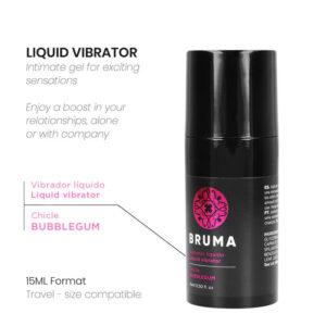 Bruma Liquid Vibrator — Tingling Gel, 15 ml, Bubblegum — Arousal Gels for Women — view 2