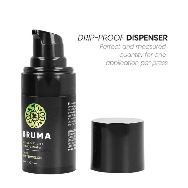Bruma Liquid Vibrator — Tingling Gel, 15 ml, Watermelon — Arousal Gels for Women — view 6