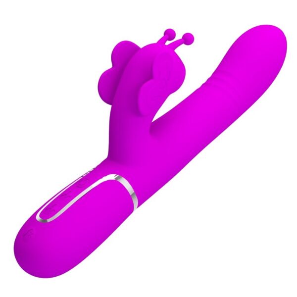 Pretty Love Butterfly — Rabbit Vibrator, Rechargeable, Fuchsia — Rabbit Vibrators — view 8