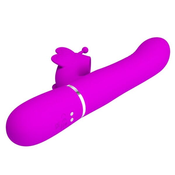 Pretty Love Butterfly — Rabbit Vibrator, Rechargeable, Fuchsia — Rabbit Vibrators — view 5