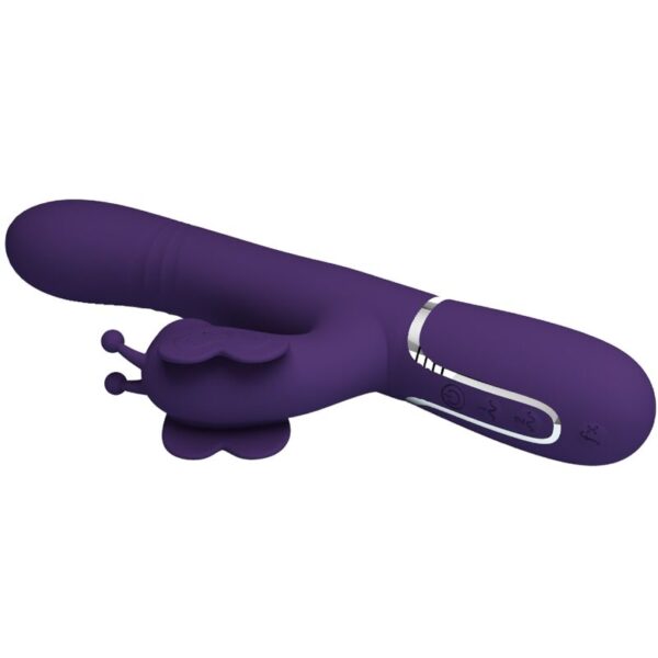 Pretty Love Butterfly — Rabbit Vibrator, Rechargeable, Purple — Rabbit Vibrators — view 9