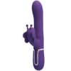Pretty Love Butterfly — Rabbit Vibrator, Rechargeable, Purple — Rabbit Vibrators