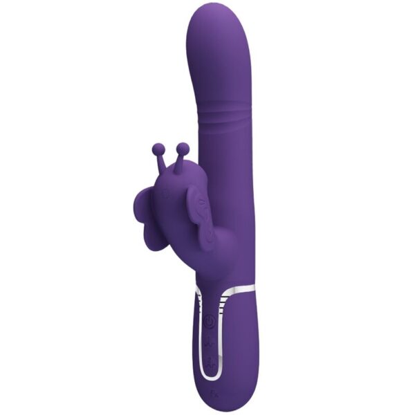 Pretty Love Butterfly — Rabbit Vibrator, Rechargeable, Purple — Rabbit Vibrators