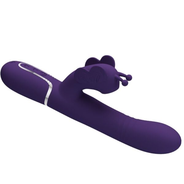 Pretty Love Butterfly — Rabbit Vibrator, Rechargeable, Purple — Rabbit Vibrators — view 6