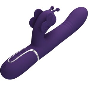 Pretty Love Butterfly — Rabbit Vibrator, Rechargeable, Purple — Rabbit Vibrators — view 4