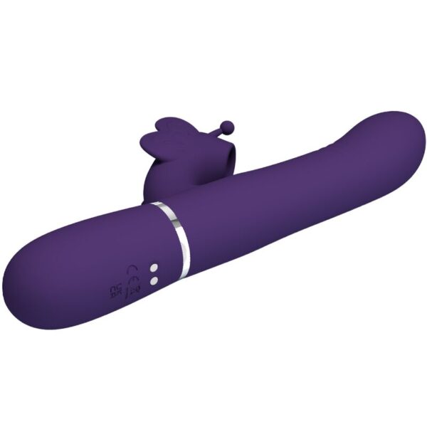 Pretty Love Butterfly — Rabbit Vibrator, Rechargeable, Purple — Rabbit Vibrators — view 3