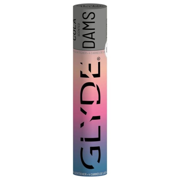 Sheer Glyde — Flavoured Dental Dam, 4 Pack, Cola — Condoms